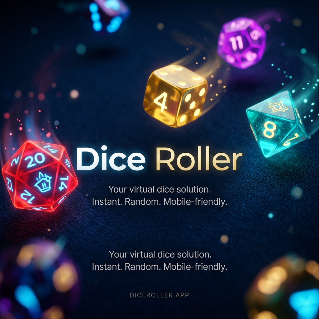 Dice Roller - Customizable Virtual Dice logo